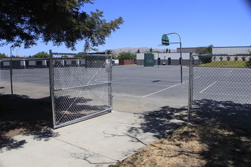 Security fence at Brooktree Elementary
